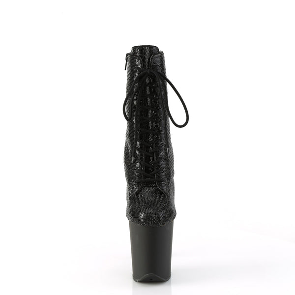 FLAMINGO-1020RS Plateau Stiefeletten - Schwarz von Pleaser – Ansicht 2