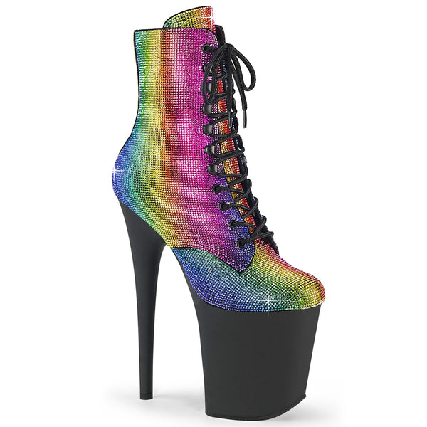 FLAMINGO-1020RS Plateau Stiefeletten - Mehrfarbig von Pleaser