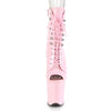 FLAMINGO-1021 Plateau Stiefeletten Baby Pink von Pleaser – Ansicht 2