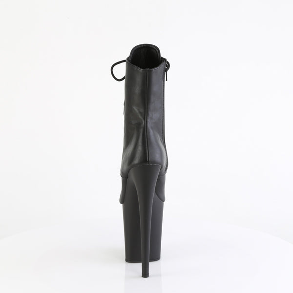 FLAMINGO-1021 Plateau Stiefeletten Schwarz Matt von Pleaser – Ansicht 4