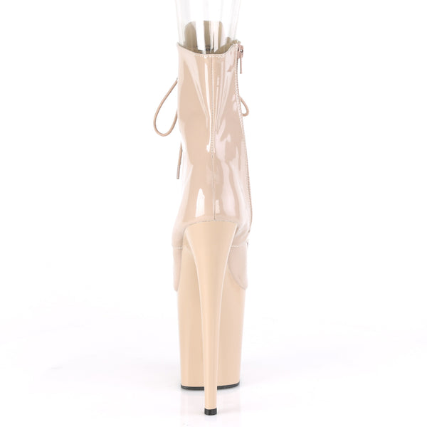 FLAMINGO-1021 Plateau Stiefeletten Nude von Pleaser – Ansicht 4