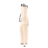 FLAMINGO-1021FS Plateau Stiefeletten - Beige von Pleaser – Ansicht 4