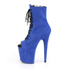 FLAMINGO-1021FS Plateau Stiefeletten Royal Blau von Pleaser – Ansicht 3