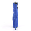 FLAMINGO-1021FS Plateau Stiefeletten Royal Blau von Pleaser – Ansicht 4
