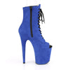 FLAMINGO-1021FS Plateau Stiefeletten Royal Blau von Pleaser – Ansicht 5