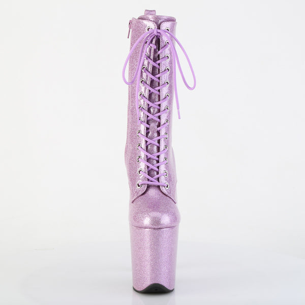 FLAMINGO-1040GP Plateau Stiefeletten Lila/Violett von Pleaser – Ansicht 2