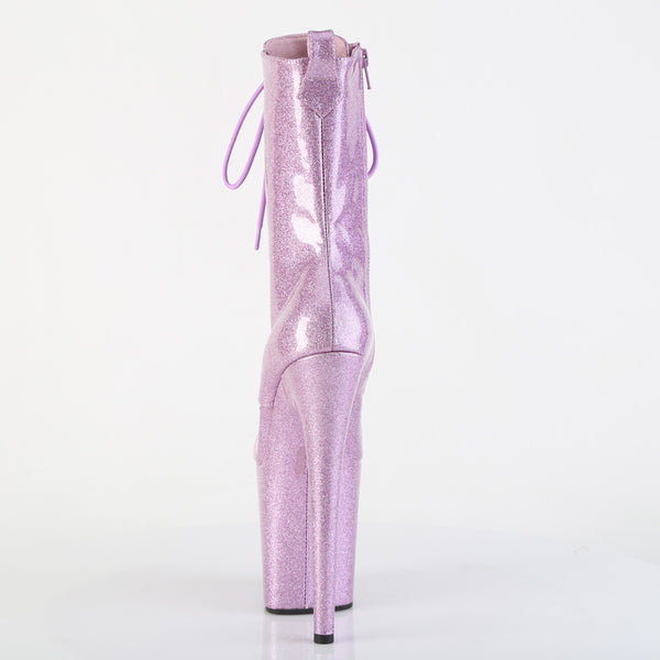 FLAMINGO-1040GP Plateau Stiefeletten Lila/Violett von Pleaser – Ansicht 4