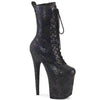 FLAMINGO-1040SPF - Plateau Stiefeletten - Schwarz Glänzend von Pleaser