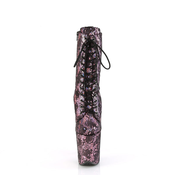 FLAMINGO-1040SPF - Plateau Stiefeletten - Lila Mehrfarbig von Pleaser – Ansicht 2