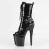 FLAMINGO-1041GP Plateau Stiefeletten schwarz von Pleaser – Ansicht 3