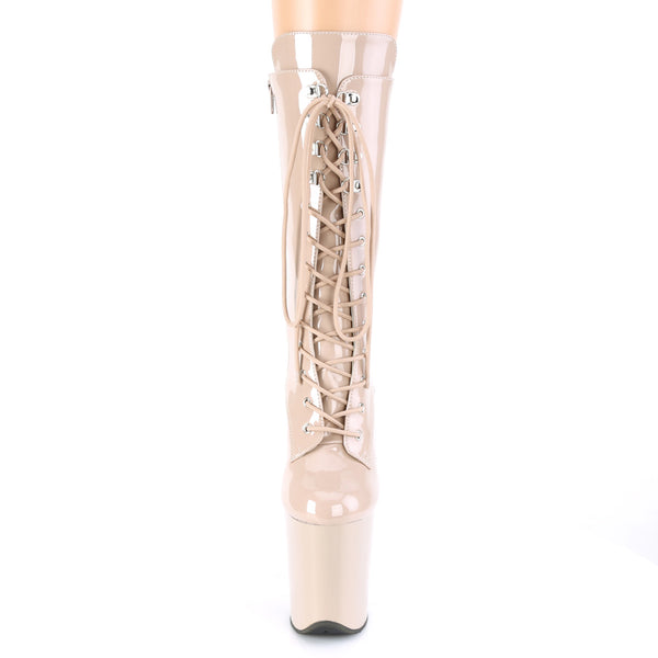 FLAMINGO-1050 Plateau Stiefeletten Nude von Pleaser – Ansicht 2