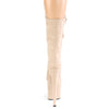 FLAMINGO-1050FS Plateau Stiefeletten - Beige | Pleaser
