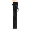 FLAMINGO-1050FS Plateau Stiefeletten Schwarz | Pleaser