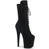 FLAMINGO-1050FS Plateau Stiefeletten Schwarz | Pleaser