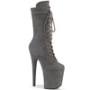 FLAMINGO-1050FS Plateau Stiefeletten - Grau | Pleaser