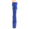 FLAMINGO-1050FS Plateau Stiefeletten - Royal Blau | Pleaser