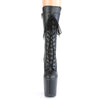 FLAMINGO-1050WR Plateau Stiefeletten Schwarz von Pleaser – Ansicht 2