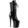 FLAMINGO-1051 Plateau Stiefeletten - Schwarz von Pleaser