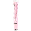 FLAMINGO-1051 Plateau Stiefeletten Baby Pink von Pleaser – Ansicht 2