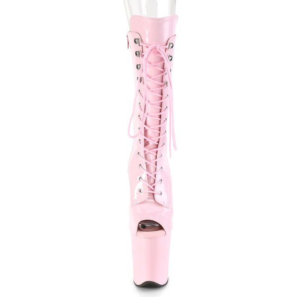 FLAMINGO-1051 Plateau Stiefeletten Baby Pink von Pleaser – Ansicht 2
