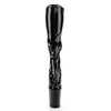 FLAMINGO-2000 Plateau Stiefel Lack Schwarz von Pleaser – Ansicht 2