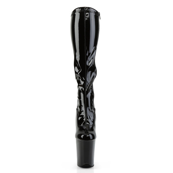 FLAMINGO-2000 Plateau Stiefel Lack Schwarz von Pleaser – Ansicht 2