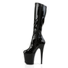 FLAMINGO-2000 Plateau Stiefel Lack Schwarz von Pleaser – Ansicht 3
