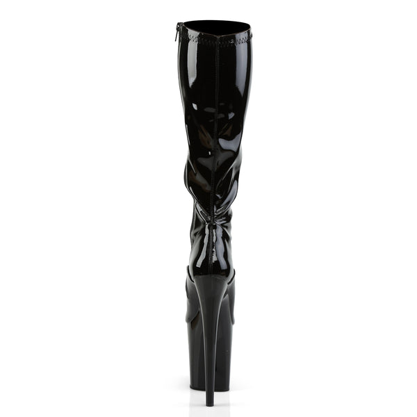 FLAMINGO-2000 Plateau Stiefel Lack Schwarz von Pleaser – Ansicht 4