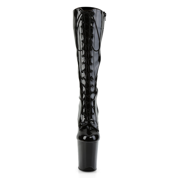 FLAMINGO-2023 Plateau Stiefel Schwarz Lack von Pleaser – Ansicht 2
