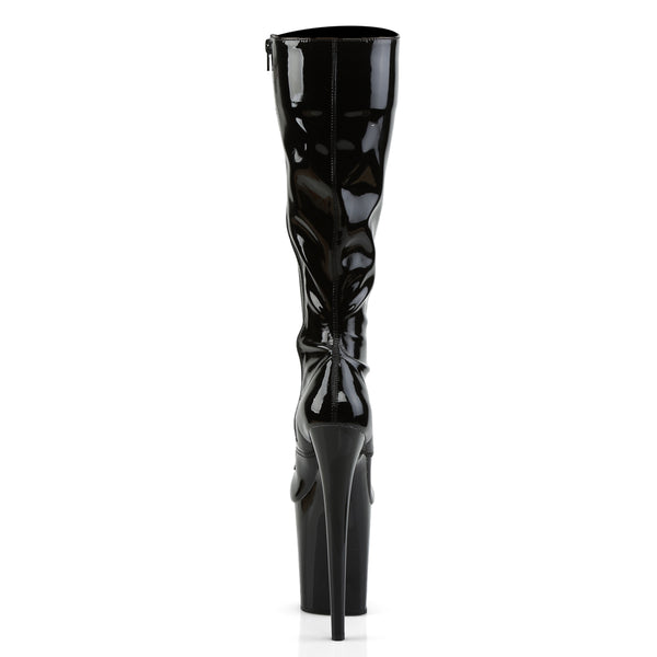 FLAMINGO-2023 Plateau Stiefel Schwarz Lack von Pleaser – Ansicht 4