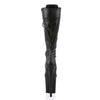 FLAMINGO-2023 Plateau Stiefel Schwarz Matt von Pleaser – Ansicht 4