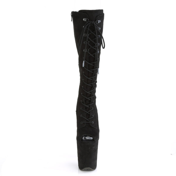 FLAMINGO-2051FS Plateau Stiefel - Schwarz von Pleaser – Ansicht 2