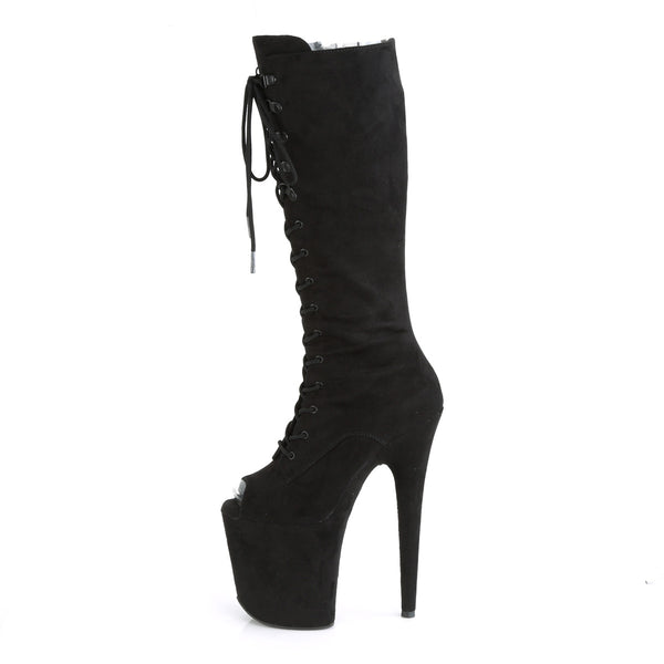 FLAMINGO-2051FS Plateau Stiefel - Schwarz von Pleaser – Ansicht 3