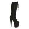 FLAMINGO-2051FS Plateau Stiefel - Schwarz von Pleaser – Ansicht 5
