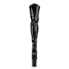 FLAMINGO-3000 Plateau Overknee Stiefel Schwarz von Pleaser – Ansicht 2