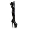 FLAMINGO-3000 Plateau Overknee Stiefel Schwarz von Pleaser – Ansicht 5
