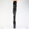 FLAMINGO-3014 Plateau Overknee Stiefel Schwarz von Pleaser – Ansicht 2