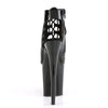 FLAMINGO-800-20 Plateau Stiefeletten Lack Schwarz von Pleaser – Ansicht 4