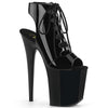 FLAMINGO-800-20 Plateau Stiefeletten Lack Schwarz von Pleaser