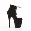 FLAMINGO-800-22 Plateau Stiefeletten Schwarz Matt | Pleaser