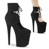 FLAMINGO-800-22 Plateau Stiefeletten Schwarz Matt | Pleaser