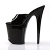 FLAMINGO-801 Plateau Pantoletten Schwarz von Pleaser – Ansicht 3