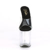 FLAMINGO-801 Plateau Pantoletten Schwarz/Transparent von Pleaser – Ansicht 2