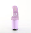 FLAMINGO-801 Plateau Sandaletten Lila von Pleaser – Ansicht 2
