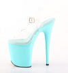 FLAMINGO-808 Plateau Sandaletten Türkis von Pleaser – Ansicht 3