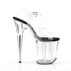 FLAMINGO-808 Plateau Sandaletten Transparent von Pleaser – Ansicht 5