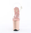 FLAMINGO-808 Plateau Sandaletten Braun von Pleaser – Ansicht 2