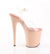FLAMINGO-808 Plateau Sandaletten Braun von Pleaser – Ansicht 5