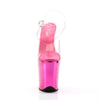 FLAMINGO-808 Plateau Sandaletten Hot Pink von Pleaser – Ansicht 2
