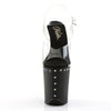 FLAMINGO-808ABLS Plateau Sandaletten schwarz | Pleaser